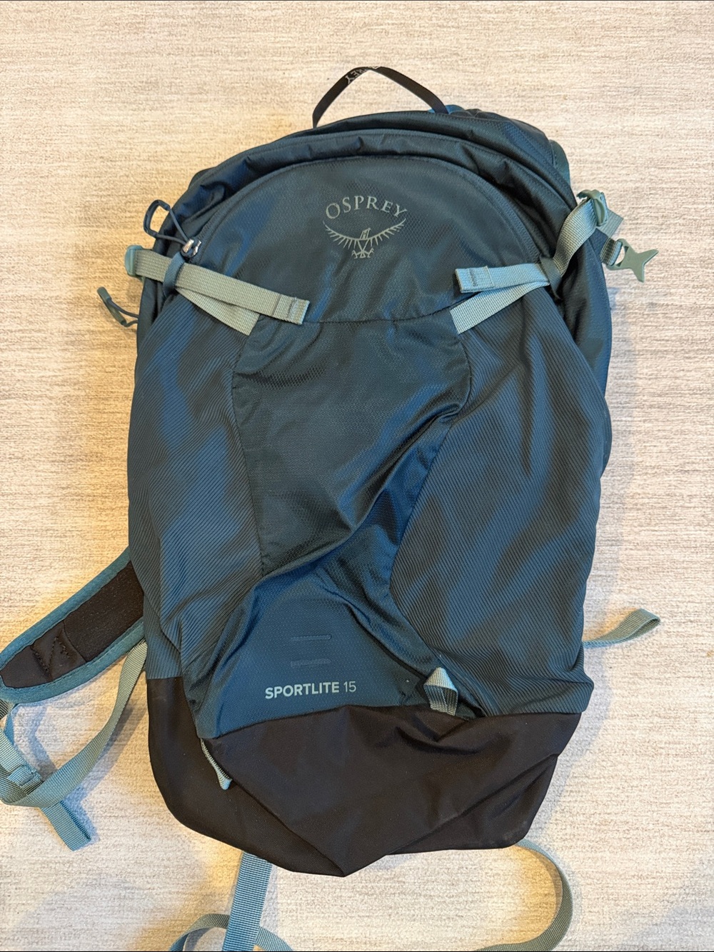 OSPREY Sportlite 15 Backpack - Teal and Black